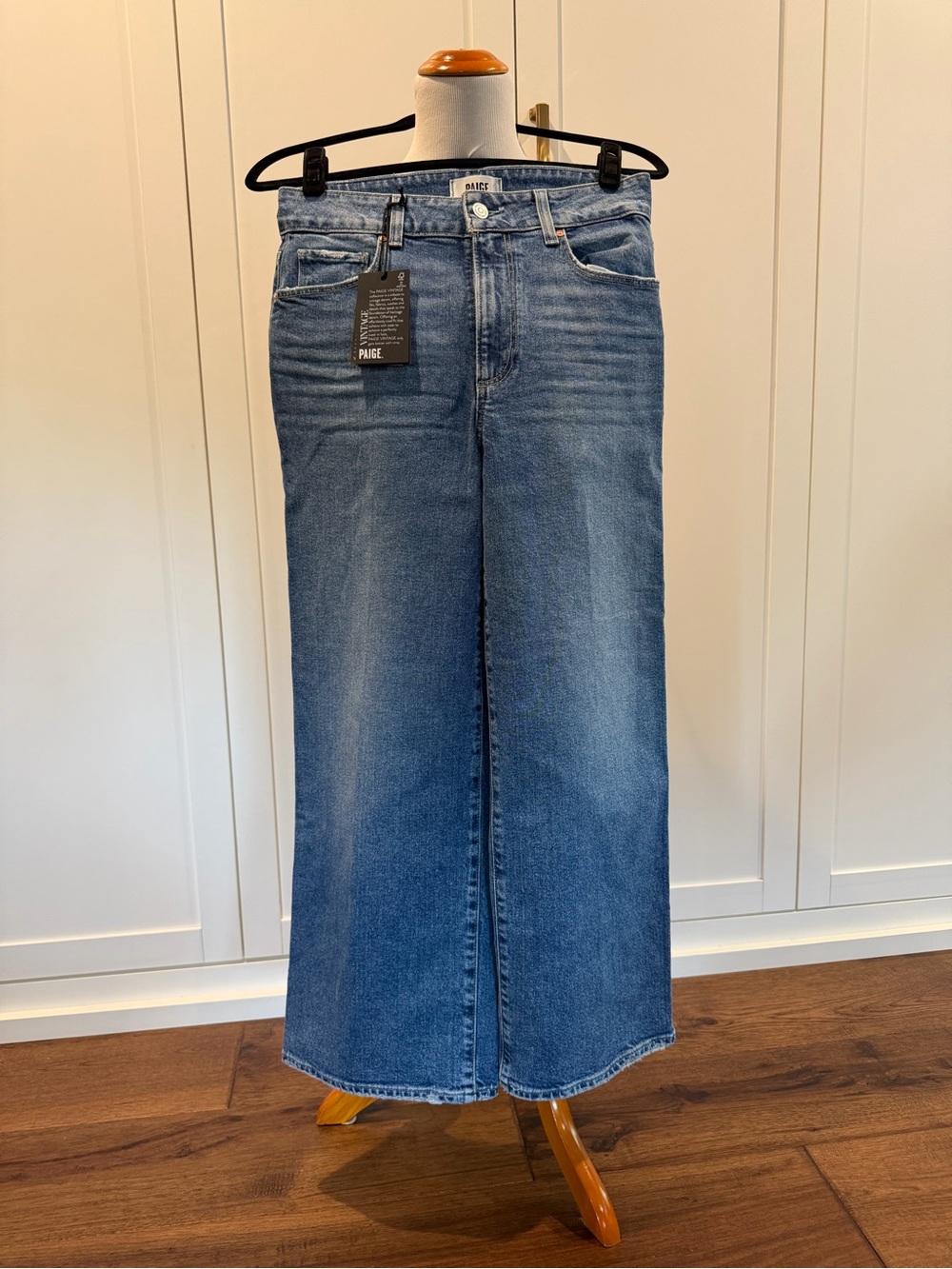 PAIGE Sasha Ankle High Rise Ankle Wide Leg